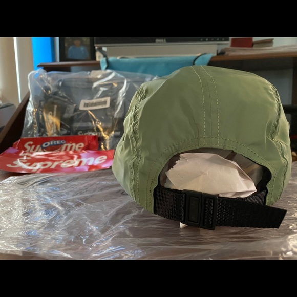 Supreme Reflective Camp Cap SS20 Green - Picture 5 of 7
